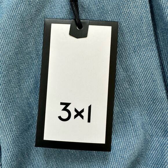 NWT 3x1 Berto Midrise Pleated Trouser, 30x30, NYC Designer - Picture 3 of 11